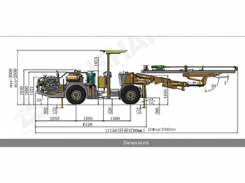KJ 311 Hydraulic Top Hammer Drilling Jumbo