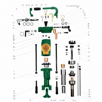 YT28A Heavy Duty Air-Leg Pneumatic Rock Drill