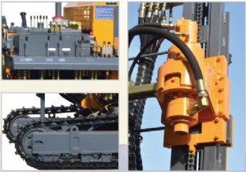 KG520/KG520H Down the hole Drill Rig, Designed for Large and Medium-sized Quarries and Contractors