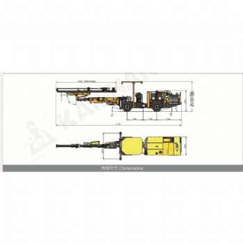 KJ 211 Hydraulic Top Hammer Drilling Jumbo