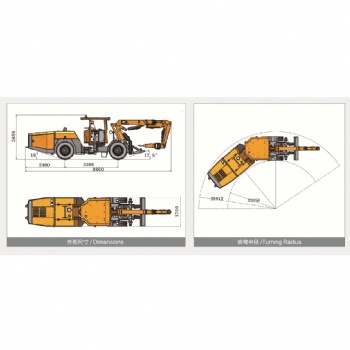 KQ311 Hydraulic Scaling Rock Drill Rig